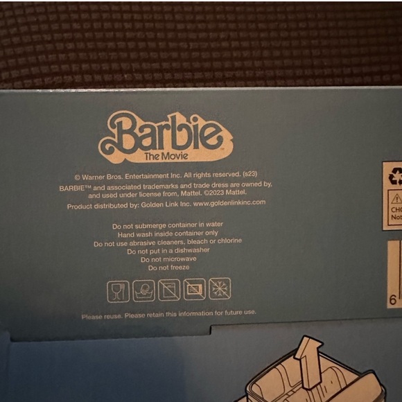 Amc Barbie: The Movie Collectible Pink Corvette Convertible Popcorn Container - Picture 13 of 13